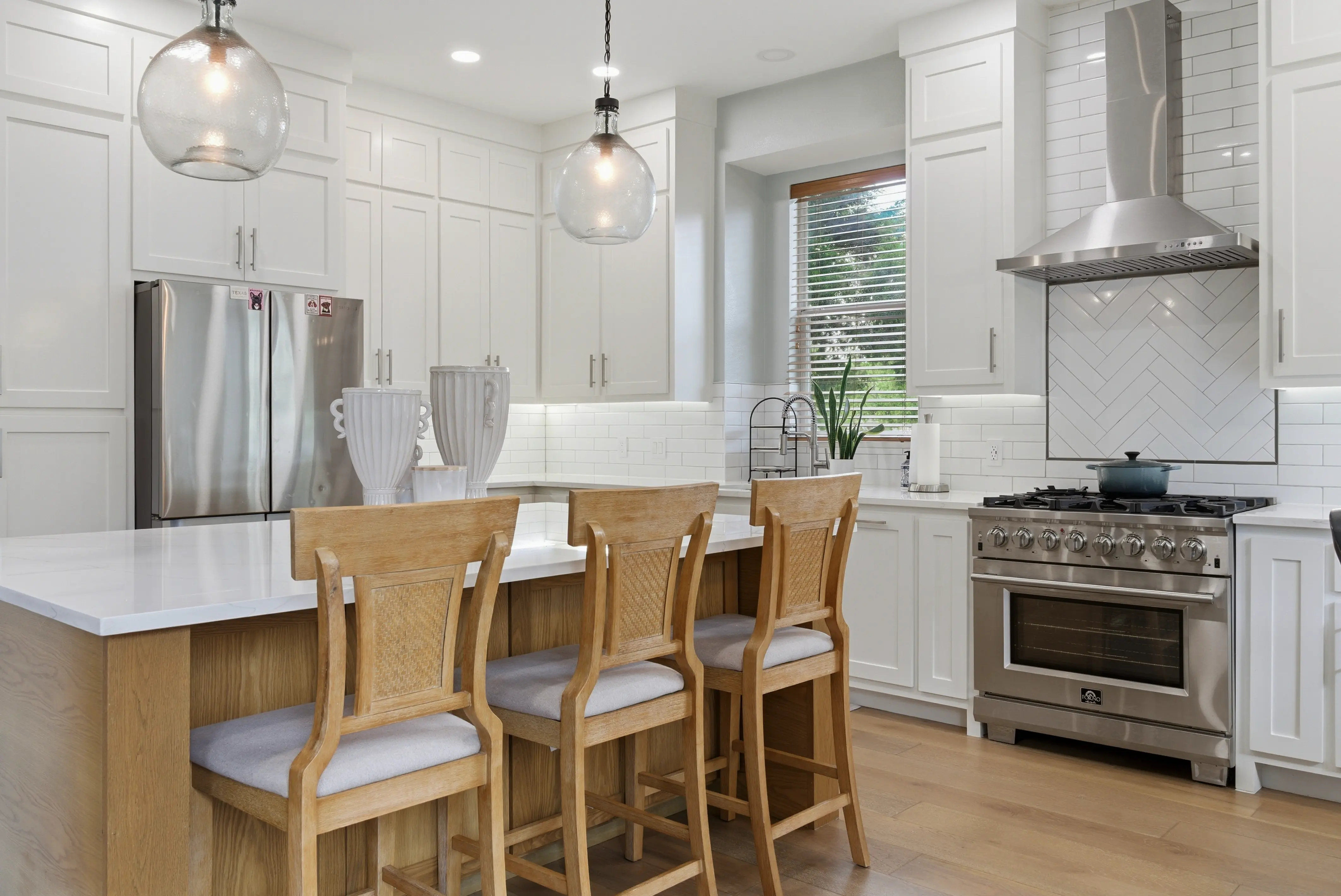 Kitchen countertop detail