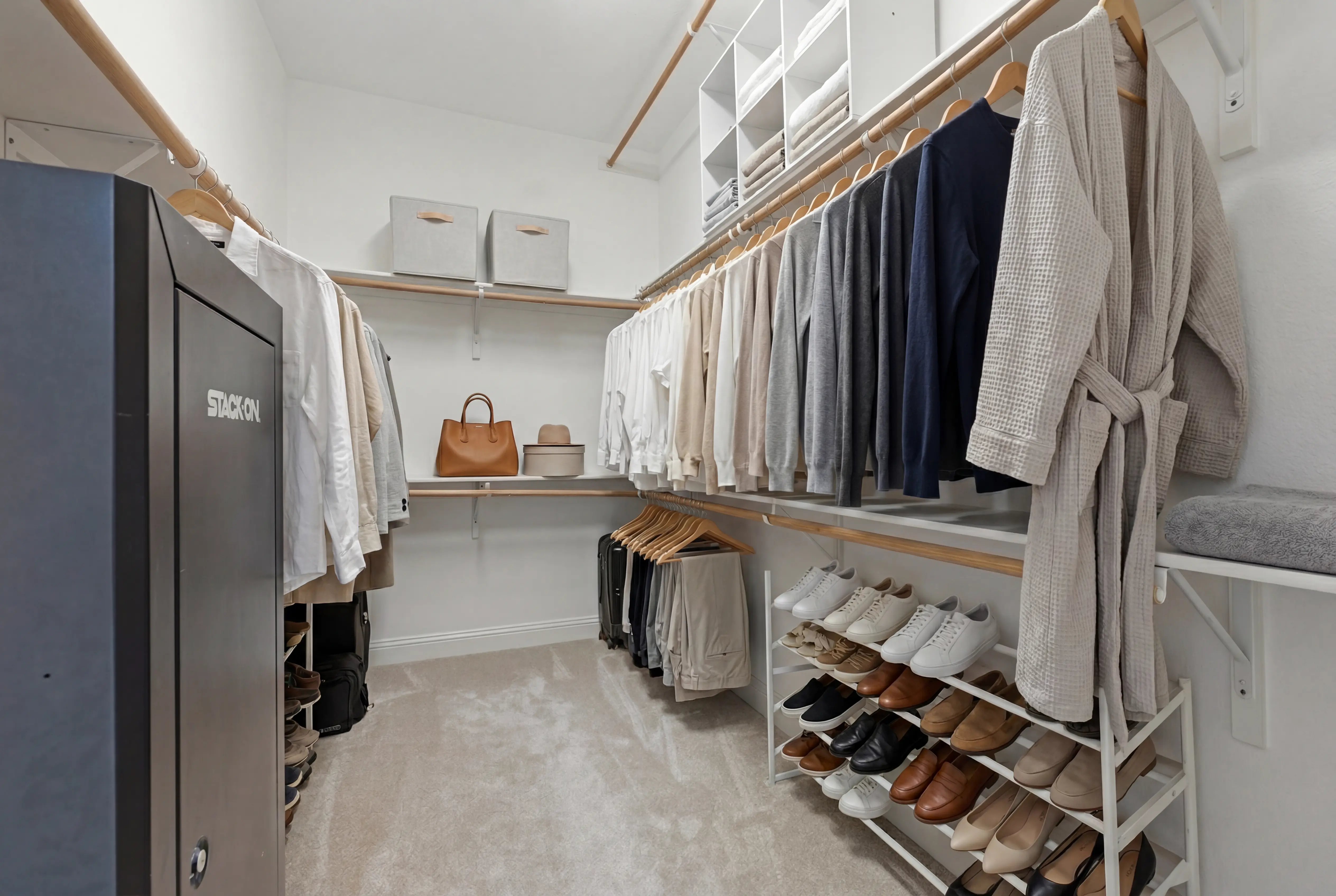 Primary walk-in closet